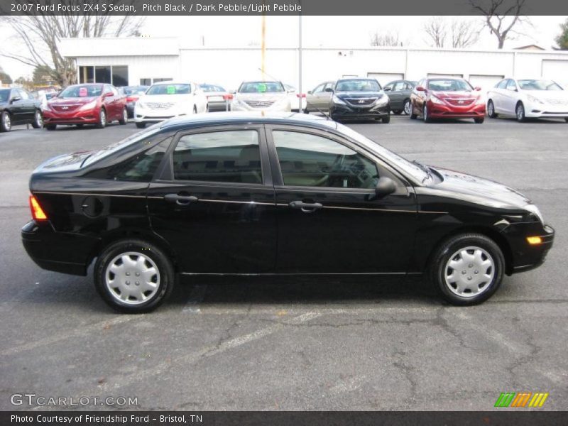 Pitch Black / Dark Pebble/Light Pebble 2007 Ford Focus ZX4 S Sedan