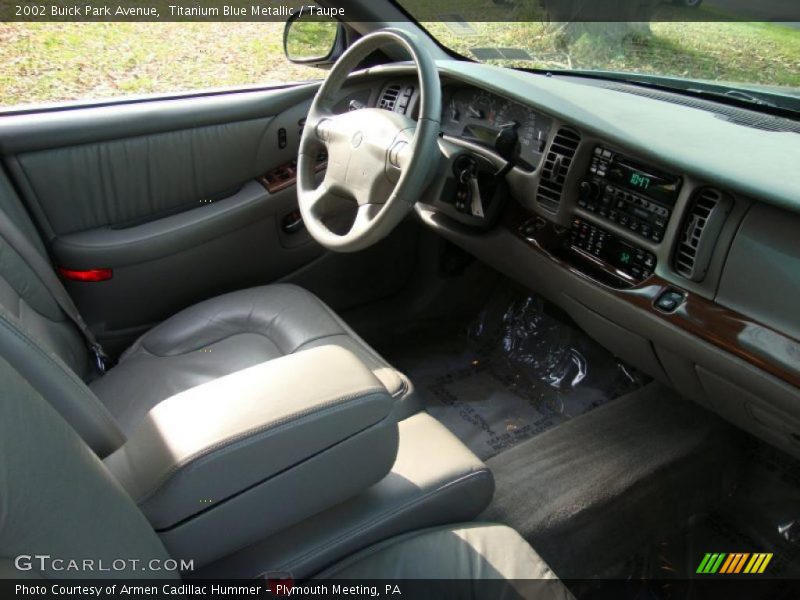 Titanium Blue Metallic / Taupe 2002 Buick Park Avenue