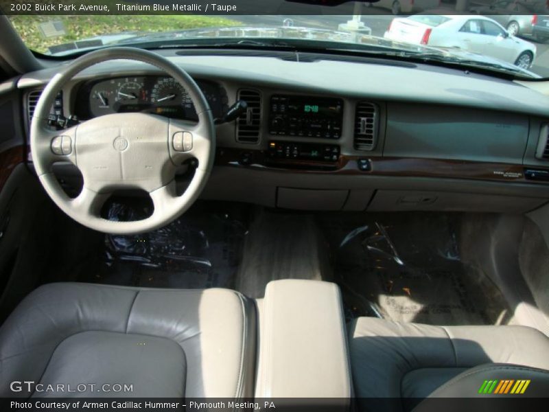 Titanium Blue Metallic / Taupe 2002 Buick Park Avenue