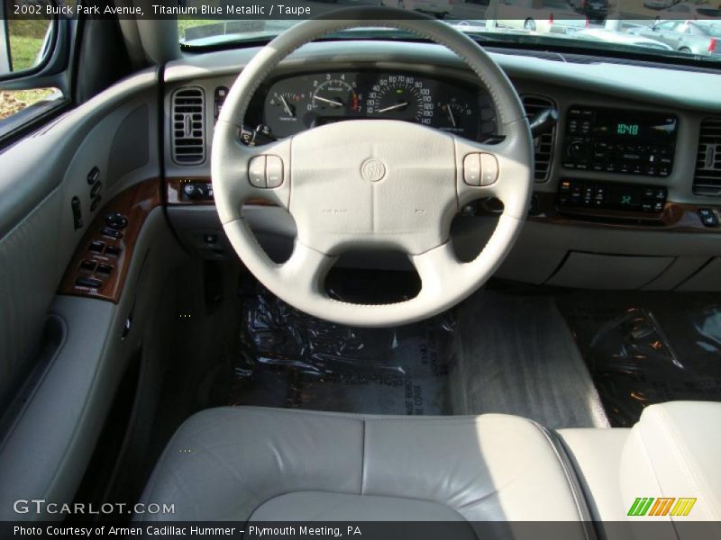 Titanium Blue Metallic / Taupe 2002 Buick Park Avenue