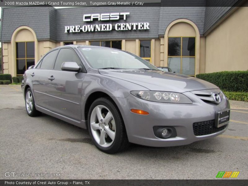 Tungsten Gray Metallic / Gray 2008 Mazda MAZDA6 i Grand Touring Sedan