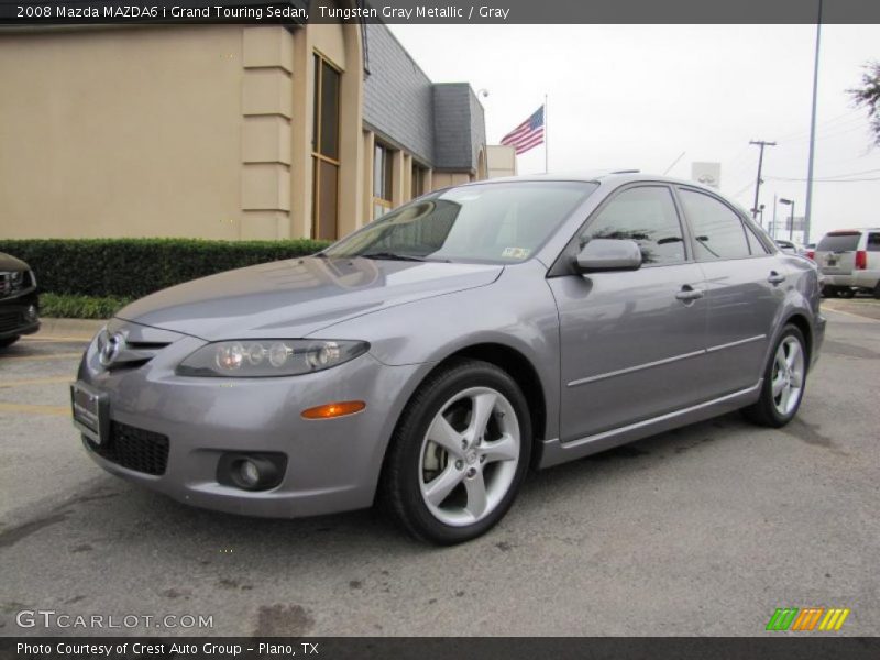 Tungsten Gray Metallic / Gray 2008 Mazda MAZDA6 i Grand Touring Sedan