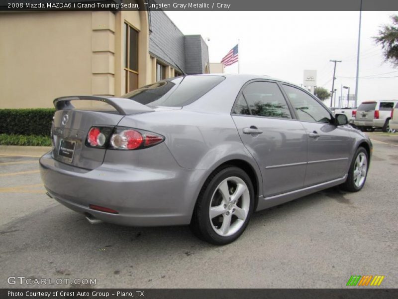 Tungsten Gray Metallic / Gray 2008 Mazda MAZDA6 i Grand Touring Sedan