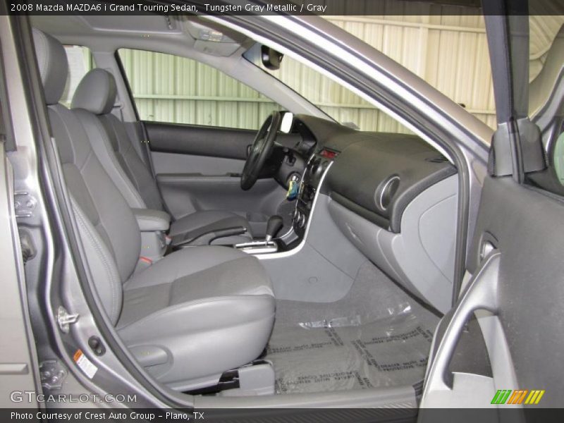 Tungsten Gray Metallic / Gray 2008 Mazda MAZDA6 i Grand Touring Sedan