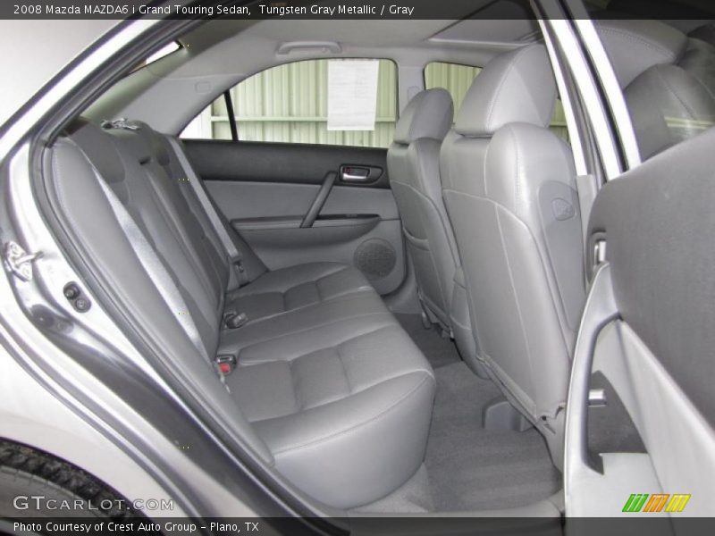 Tungsten Gray Metallic / Gray 2008 Mazda MAZDA6 i Grand Touring Sedan