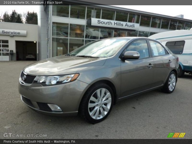 Titanium / Black Sport 2010 Kia Forte SX
