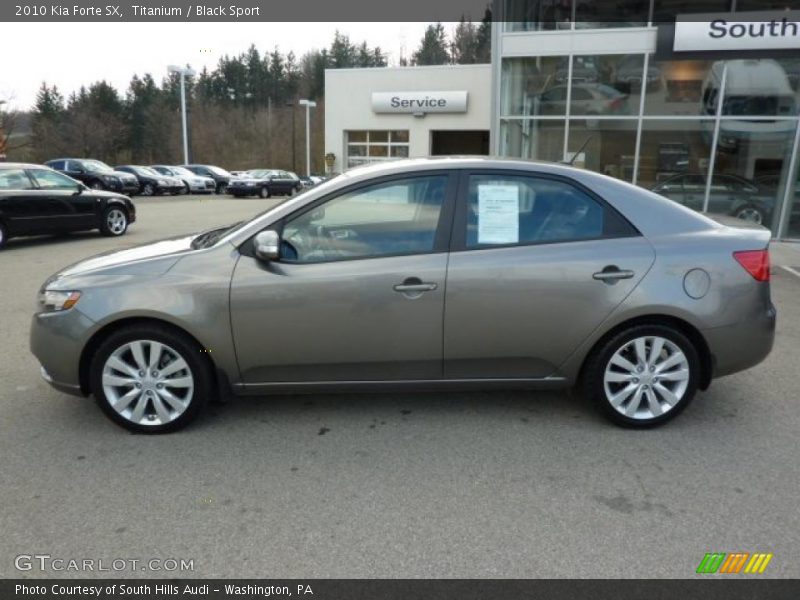 Titanium / Black Sport 2010 Kia Forte SX