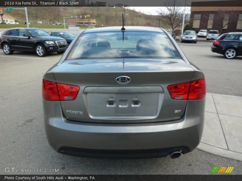 Titanium / Black Sport 2010 Kia Forte SX