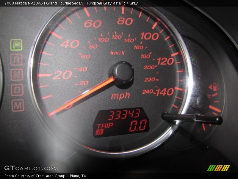 Tungsten Gray Metallic / Gray 2008 Mazda MAZDA6 i Grand Touring Sedan