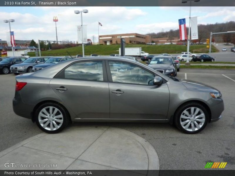 Titanium / Black Sport 2010 Kia Forte SX