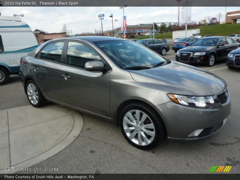 Titanium / Black Sport 2010 Kia Forte SX
