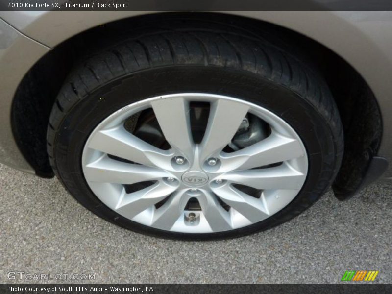 Titanium / Black Sport 2010 Kia Forte SX