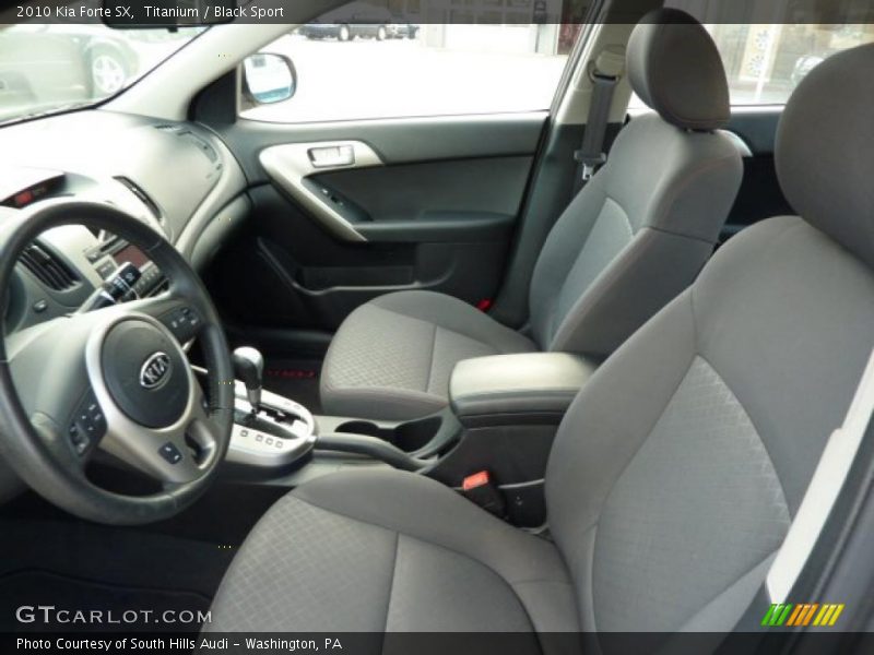 Titanium / Black Sport 2010 Kia Forte SX