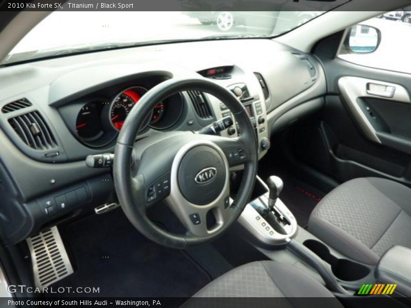 Titanium / Black Sport 2010 Kia Forte SX