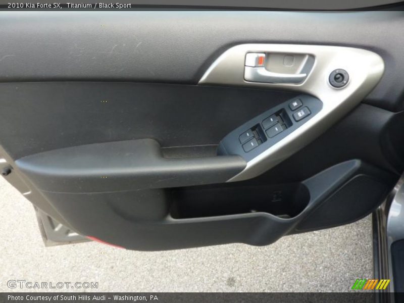 Titanium / Black Sport 2010 Kia Forte SX