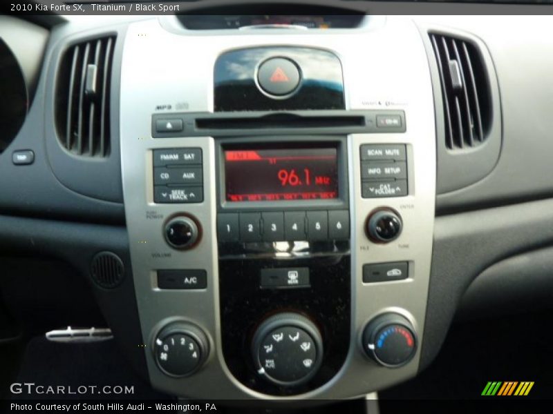 Titanium / Black Sport 2010 Kia Forte SX
