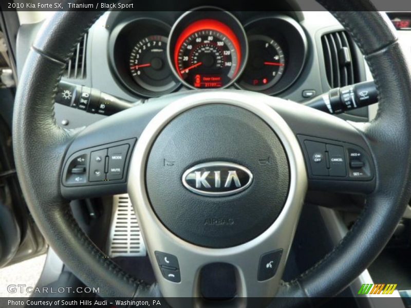 Titanium / Black Sport 2010 Kia Forte SX