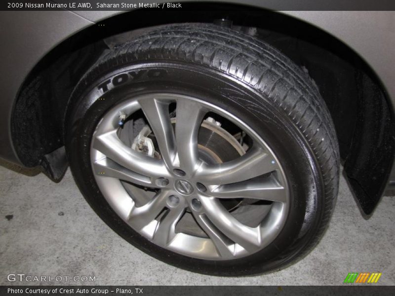 Saharan Stone Metallic / Black 2009 Nissan Murano LE AWD