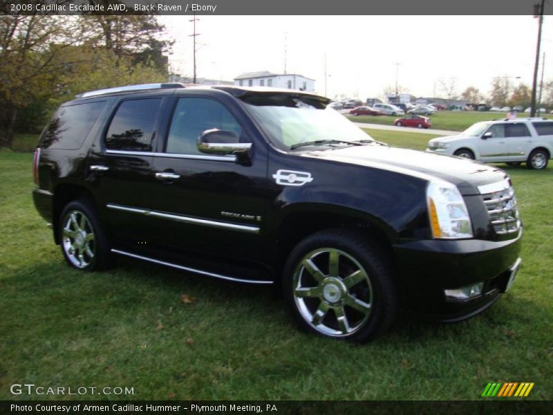 Black Raven / Ebony 2008 Cadillac Escalade AWD