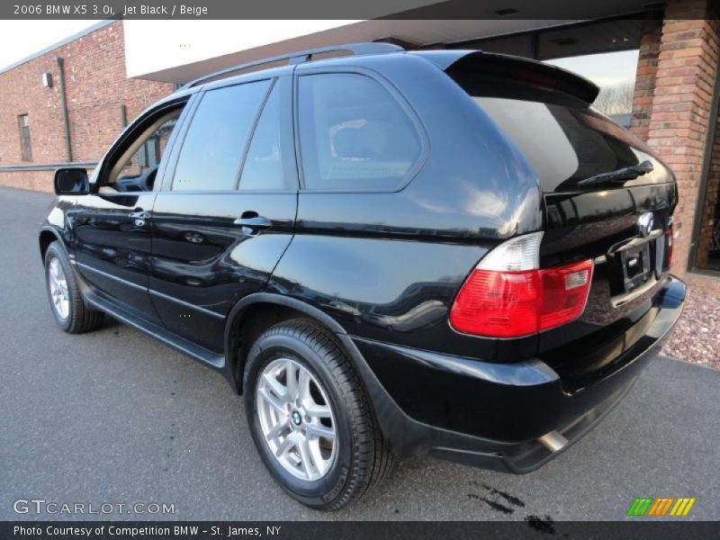 Jet Black / Beige 2006 BMW X5 3.0i
