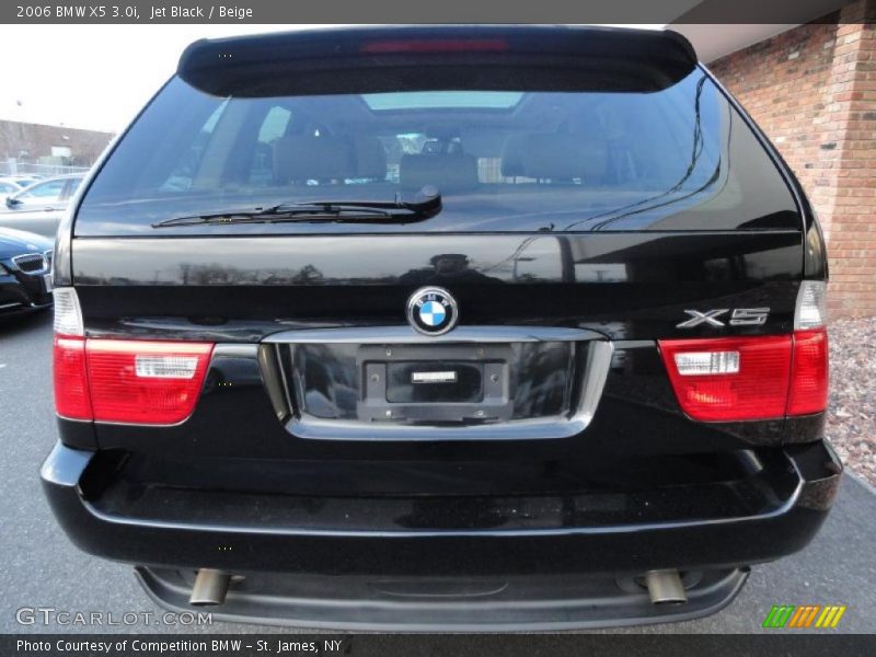 Jet Black / Beige 2006 BMW X5 3.0i