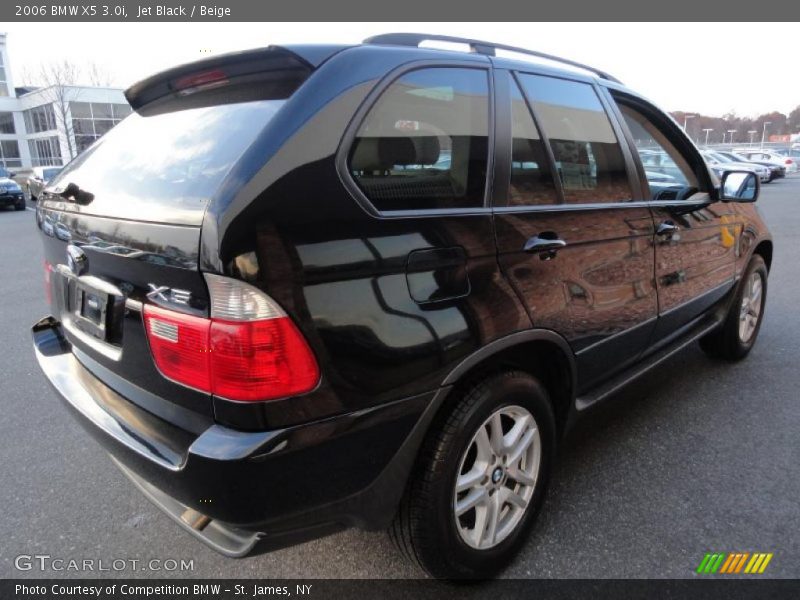 Jet Black / Beige 2006 BMW X5 3.0i