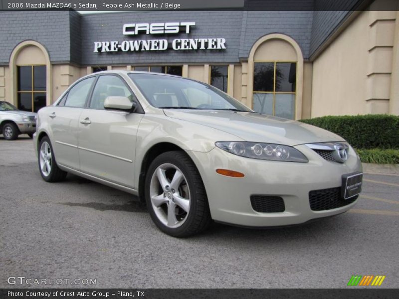 Pebble Ash Metallic / Beige 2006 Mazda MAZDA6 s Sedan