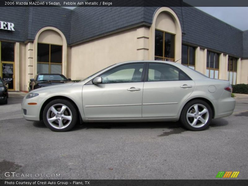 Pebble Ash Metallic / Beige 2006 Mazda MAZDA6 s Sedan