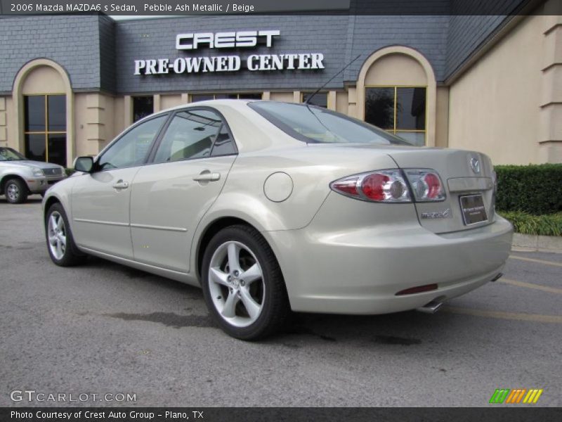Pebble Ash Metallic / Beige 2006 Mazda MAZDA6 s Sedan