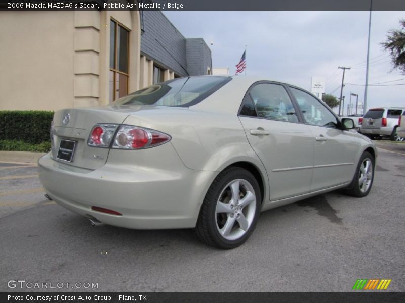 Pebble Ash Metallic / Beige 2006 Mazda MAZDA6 s Sedan