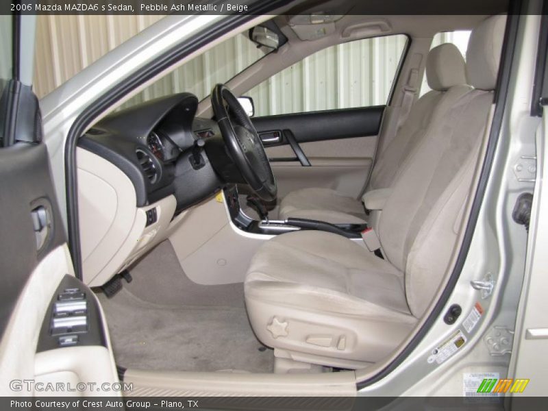 Pebble Ash Metallic / Beige 2006 Mazda MAZDA6 s Sedan