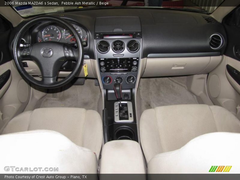 Pebble Ash Metallic / Beige 2006 Mazda MAZDA6 s Sedan