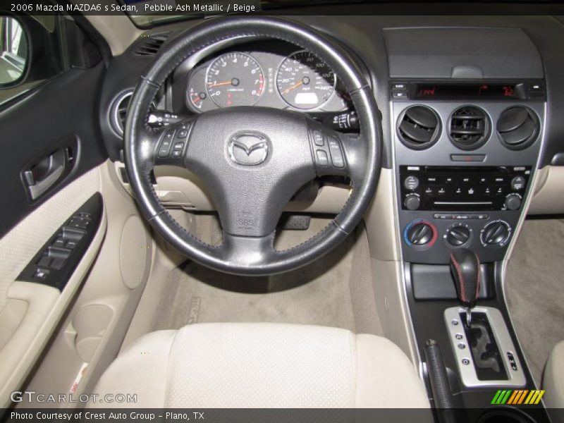 Pebble Ash Metallic / Beige 2006 Mazda MAZDA6 s Sedan