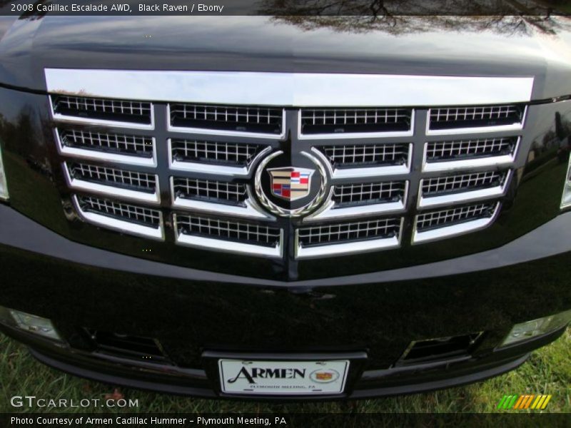 Black Raven / Ebony 2008 Cadillac Escalade AWD