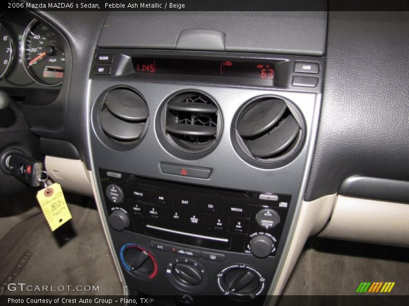 Pebble Ash Metallic / Beige 2006 Mazda MAZDA6 s Sedan