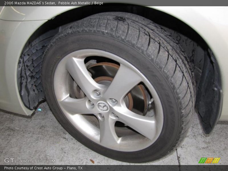 Pebble Ash Metallic / Beige 2006 Mazda MAZDA6 s Sedan