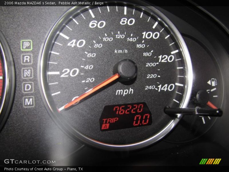Pebble Ash Metallic / Beige 2006 Mazda MAZDA6 s Sedan