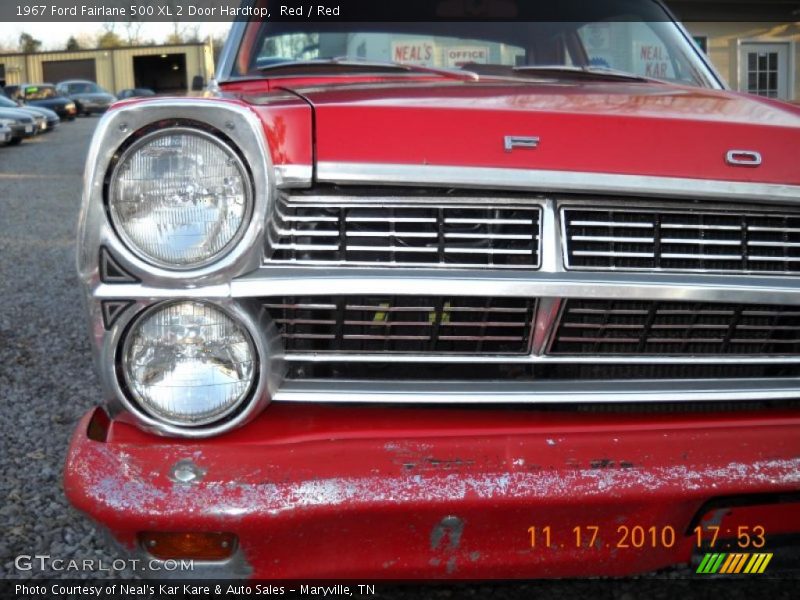 Red / Red 1967 Ford Fairlane 500 XL 2 Door Hardtop