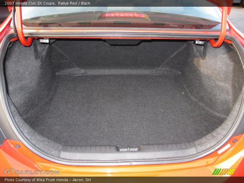 Rallye Red / Black 2007 Honda Civic EX Coupe