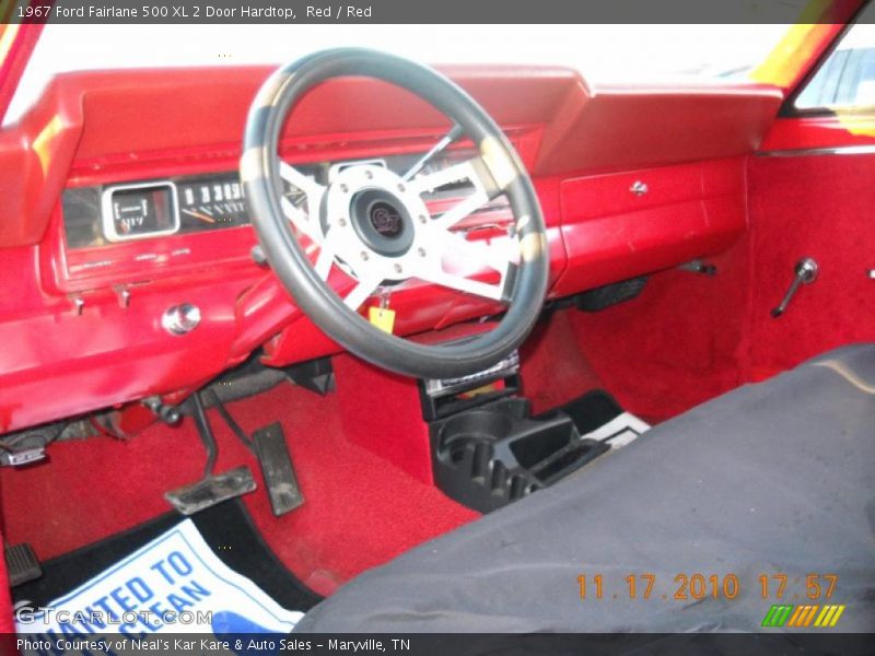 Red / Red 1967 Ford Fairlane 500 XL 2 Door Hardtop