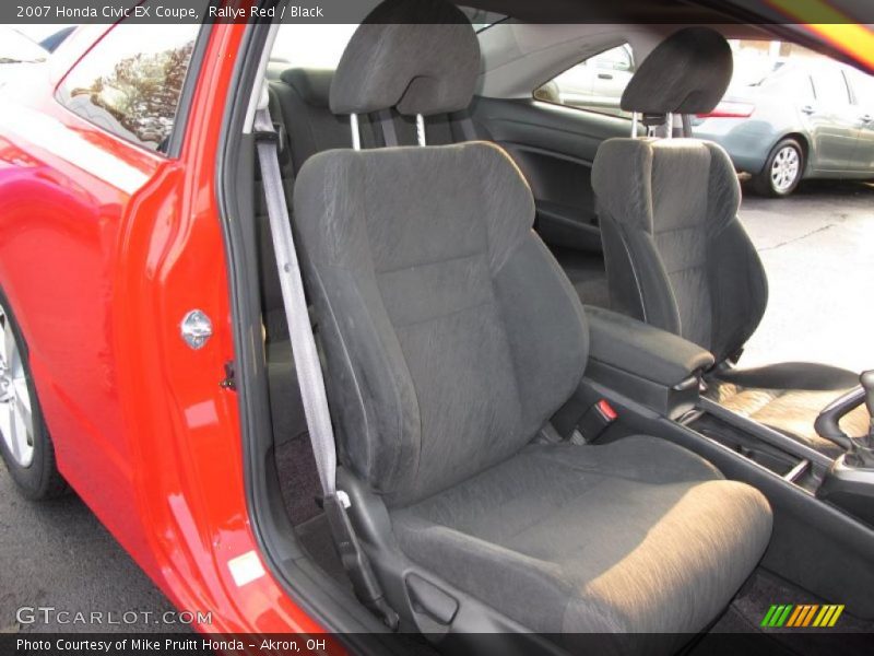 Rallye Red / Black 2007 Honda Civic EX Coupe