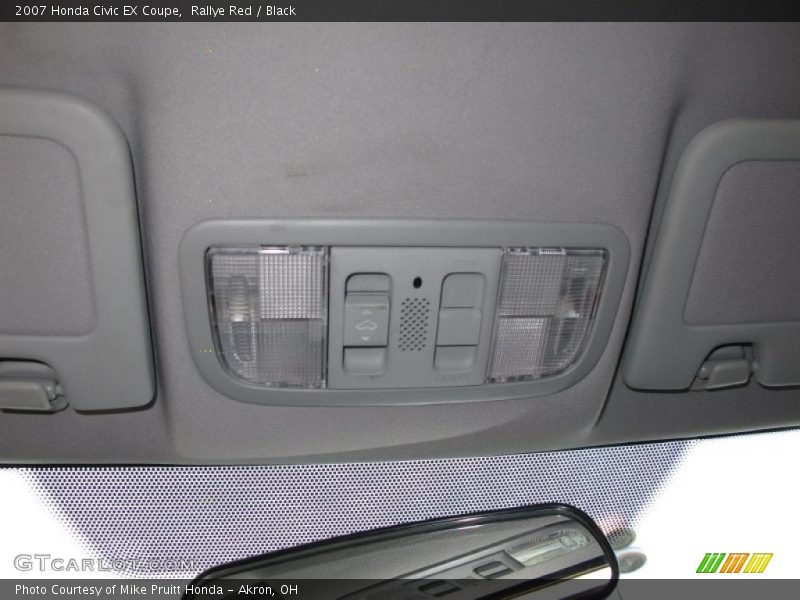Rallye Red / Black 2007 Honda Civic EX Coupe