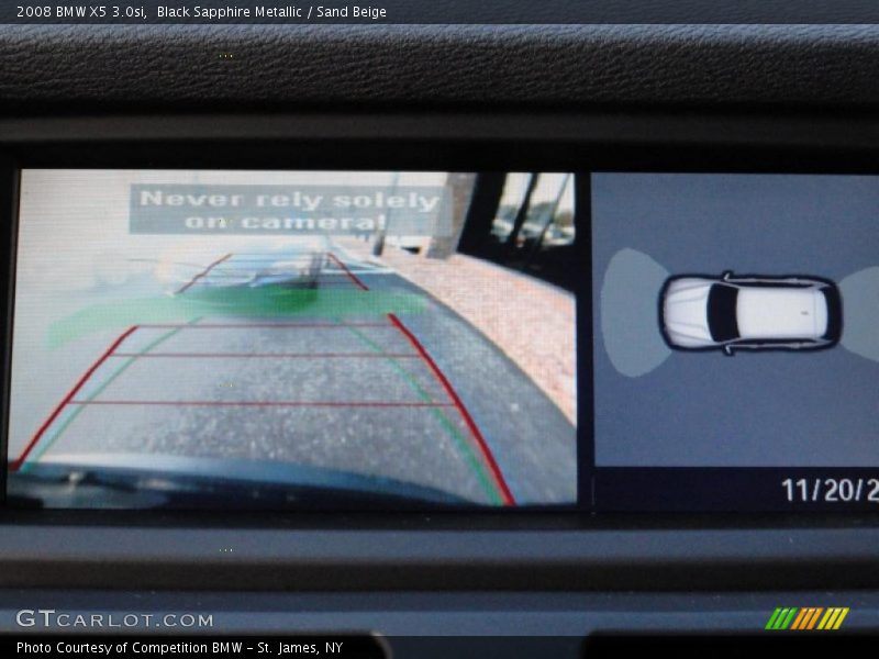 Black Sapphire Metallic / Sand Beige 2008 BMW X5 3.0si