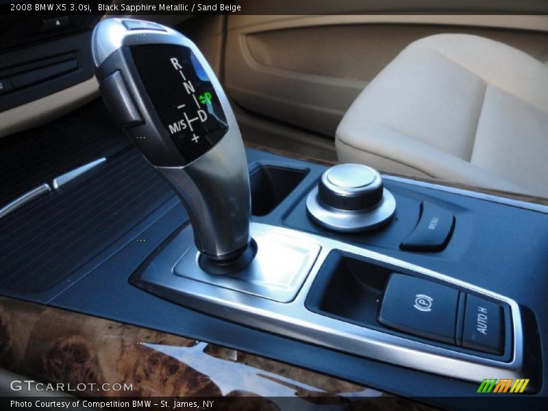 Black Sapphire Metallic / Sand Beige 2008 BMW X5 3.0si