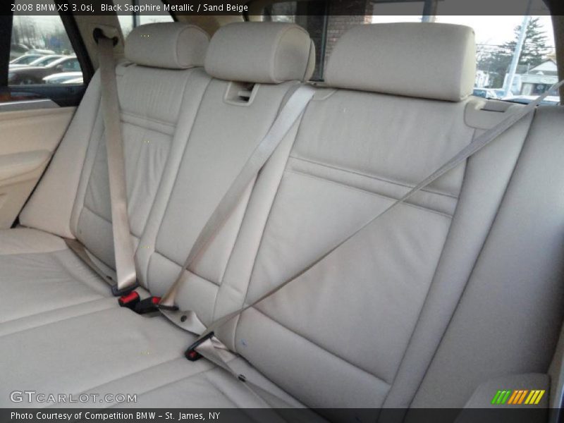 Black Sapphire Metallic / Sand Beige 2008 BMW X5 3.0si