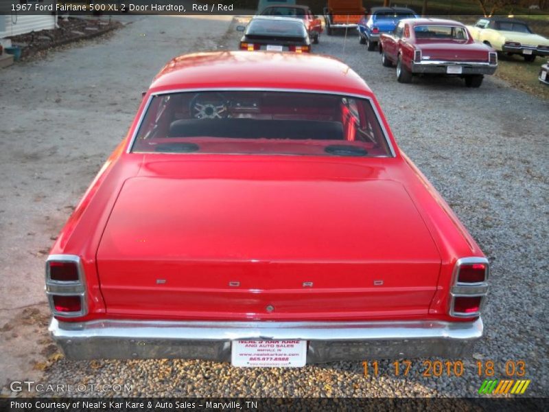 Red / Red 1967 Ford Fairlane 500 XL 2 Door Hardtop