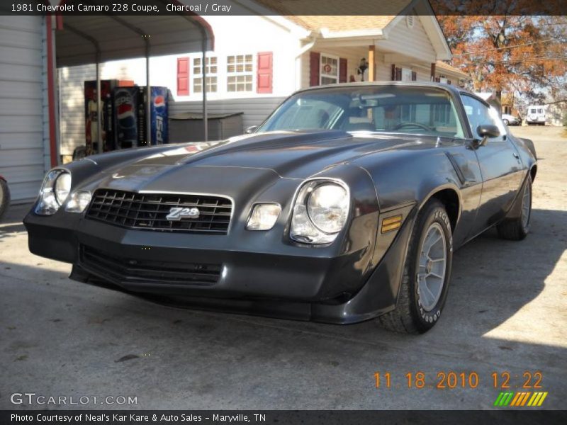 Charcoal / Gray 1981 Chevrolet Camaro Z28 Coupe