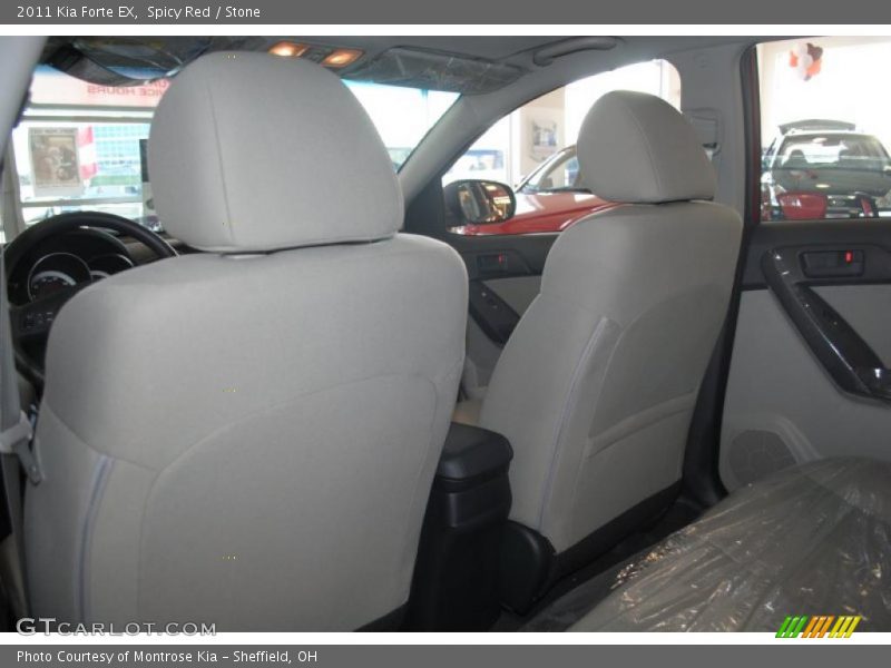 Spicy Red / Stone 2011 Kia Forte EX