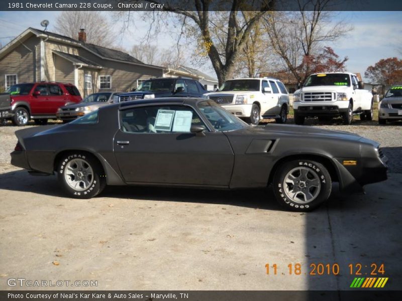 Charcoal / Gray 1981 Chevrolet Camaro Z28 Coupe