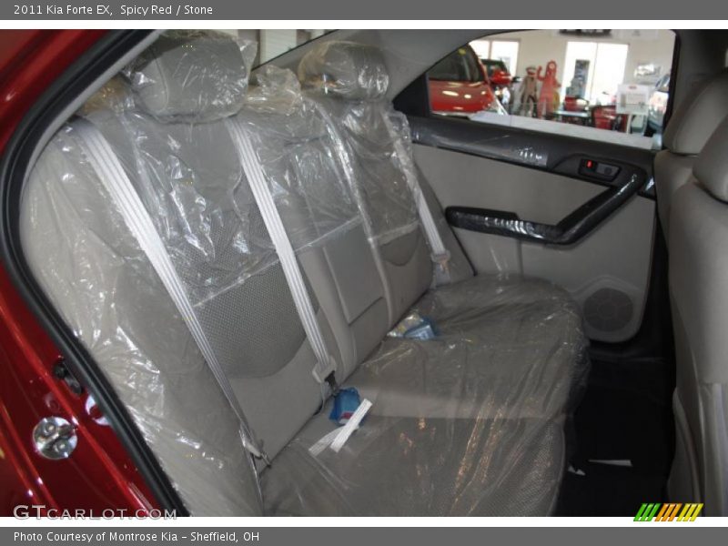Spicy Red / Stone 2011 Kia Forte EX